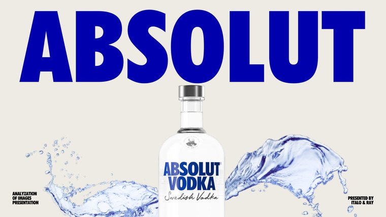 Title slide of the ABSOLUT visual communications presentation